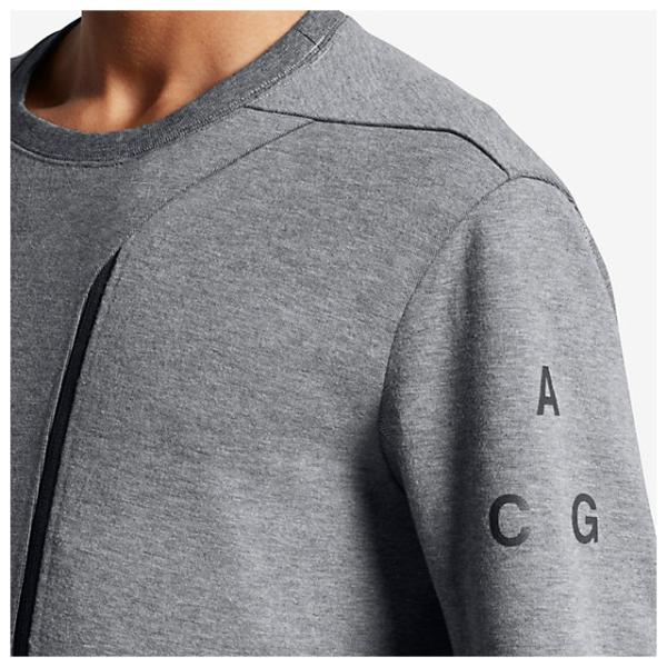 2016 F/W NIKE LAB ACG TECH FLEECE CREW 810125-091 CARBON HEATHER