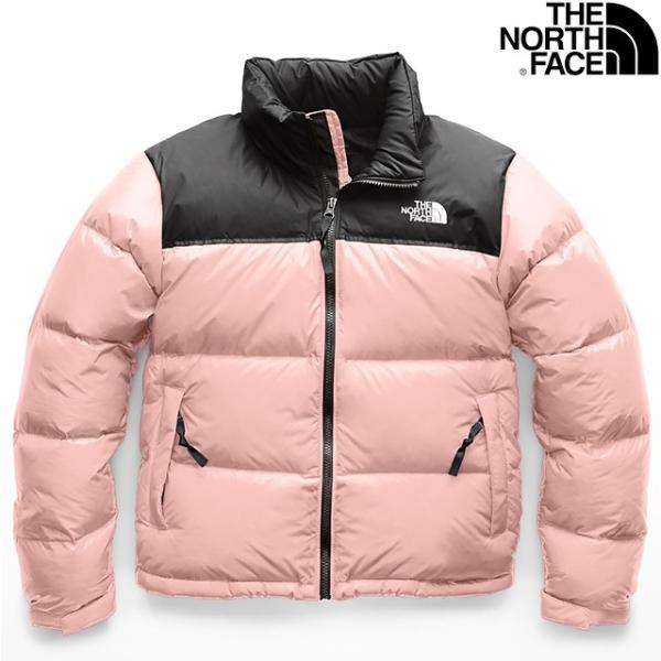 North face deals nuptse misty rose