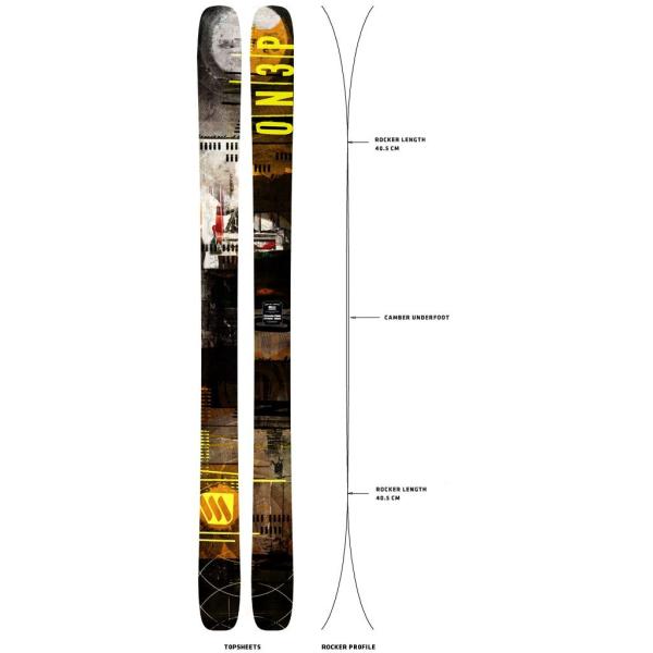 スキー板 on3P JEFFREY114 181cm-