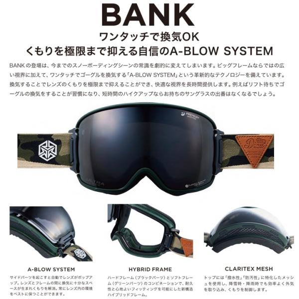 19-20 DICE ダイス BANK バンク PHOTOCHROMIC MIT RED フォトクロミック 調光レンズ搭載モデル GOGGLE  スノーボード ゴーグル 正規品 即出荷 /【Buyee】