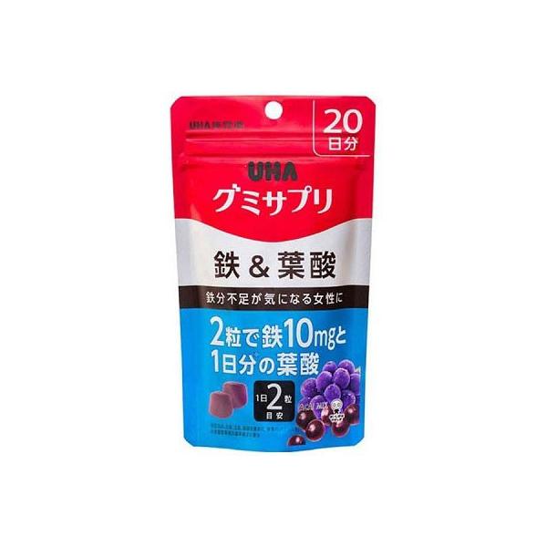 グミサプリ鉄＆葉酸20日分UHA味覚糖ユーハ味覚糖【PT】 /【Buyee】 bot