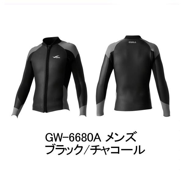 GULL ウェットスーツ 黒 GULL ガル / ウエットスーツ レディース ジャケット 3mm スキューバ