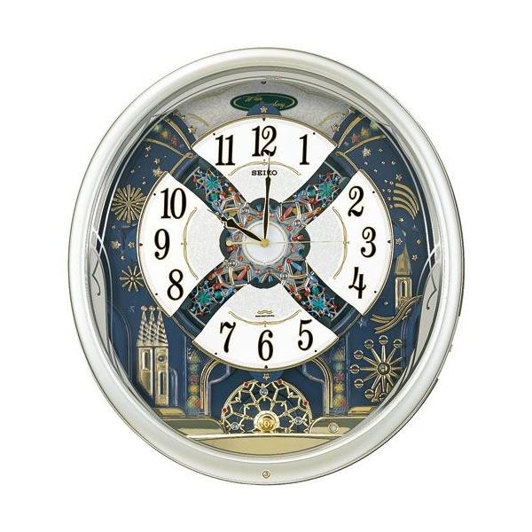 セイコー SEIKO 電波 掛け時計 RE561H からくり時計 回転飾り 掛時計