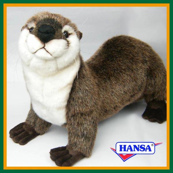 HANSA ハンサぬいぐるみ3319 カワウソかわうそリアル動物/【Buyee】