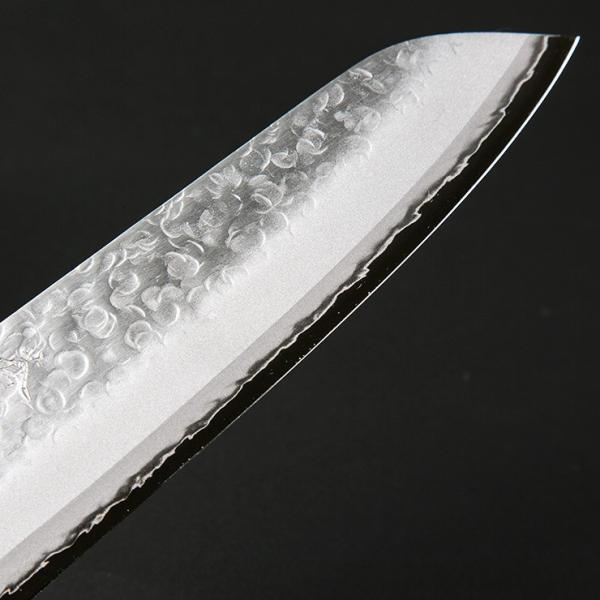 包丁 料理包丁 三徳 文化包丁 高村刃物 クロマックス 鎚目 170mm