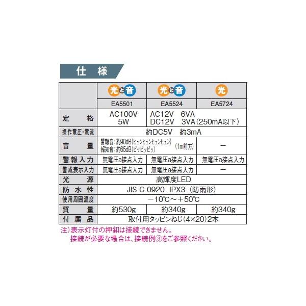 高額売筋 Panasonic 警報ランプ付ブザー屋側用AC100V EA5501 生活用品 オフィス用品 ステーショナリー 文房具 事務用品 店舗用品  のぼり