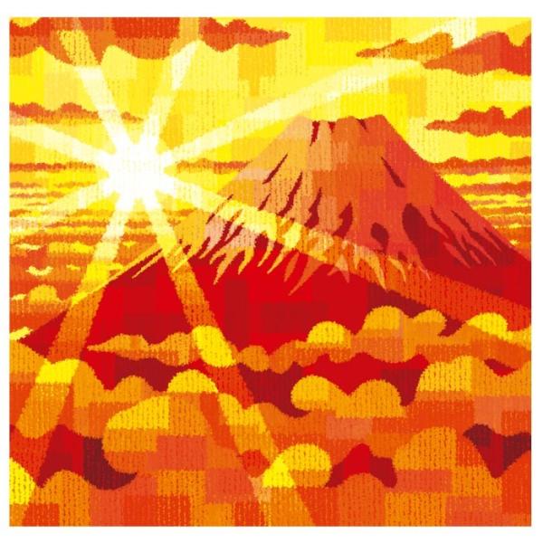 絵画富士山和風壁掛けインテリア版画風景画風水玄関おしゃれ額入り
