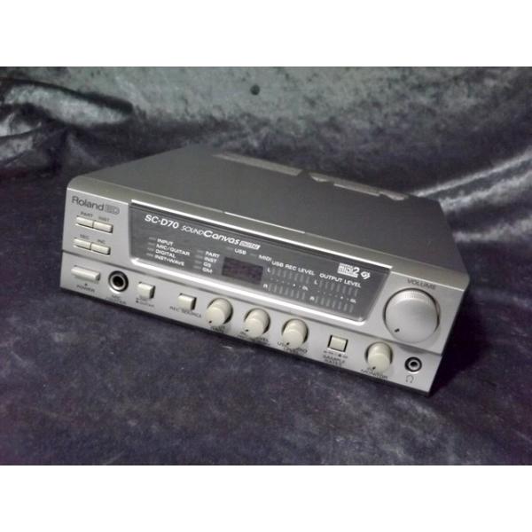 【動作OK】　Roland SC-D70 音源モジュール Roland SC-D70 / ローランド 音源モジュール SOUND Canvas