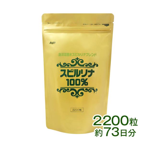 海洋深層水スピルリナブレンド 2200粒 サプリメント 藻 健康食品