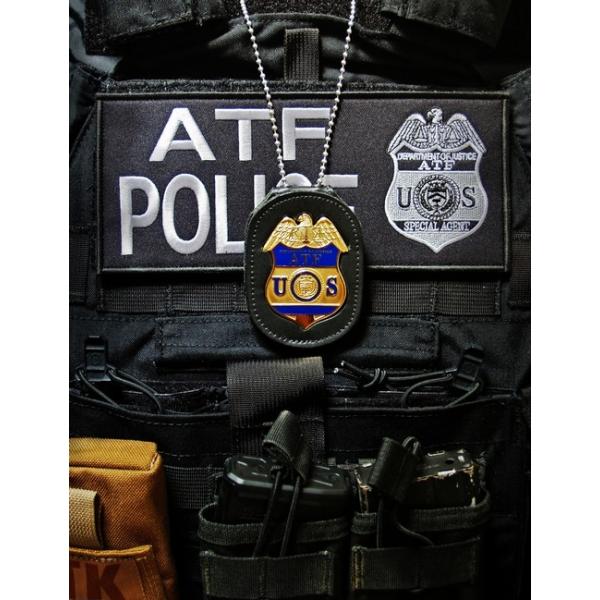 ATF POLICEバッジパネルパッチ ブラック /【Buyee】