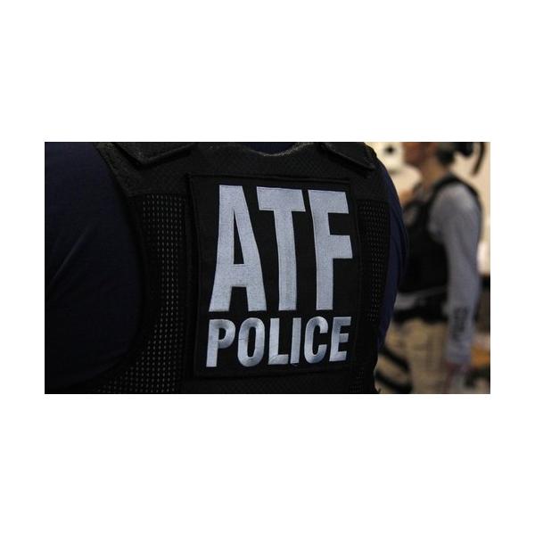 ATF POLICEパネルパッチ ブラック 特大 /【Buyee】