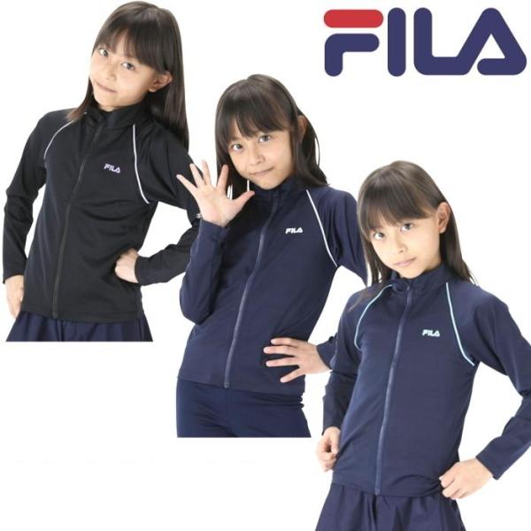 FILA フィラ スクール ラッシュガード フルジップ 長袖 スイム ウェア 128-202 男の子 女の子 共用 子供 ユニセックス SWIM  送料無料 /【Buyee】 Buyee - Japanese Proxy Service | Buy from Japan!