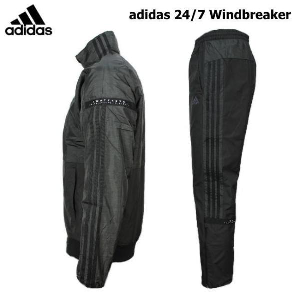 アディダス ウィンドブレーカー 上下 メンズ パーカー 裏起毛 FKK22