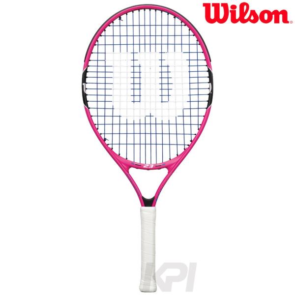 ガット張り上げ済み」Wilson ウイルソン 「BURN PINK 23 バーンピンク