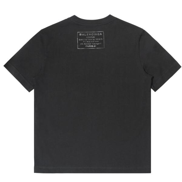 バレンシアガ BALENCIAGA Tシャツ バックロゴ 496053TXK46-1000