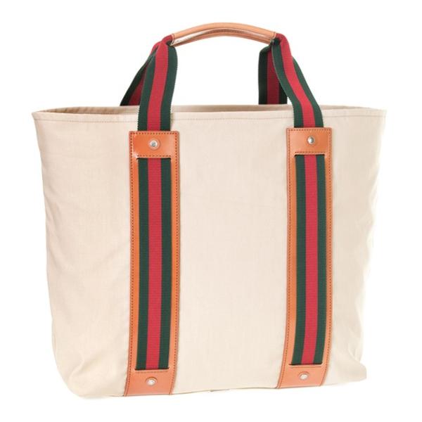 GUCCI トートバッグ　モノグラム　GG グッチ トートバッグ GUCCI ベージュ GG柄ポーチ付き キャンバス