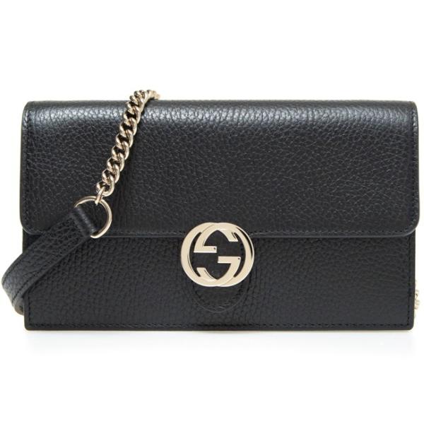 グッチ ウォレットチェーン GUCCI 510314 CA00G 1000 ブラック