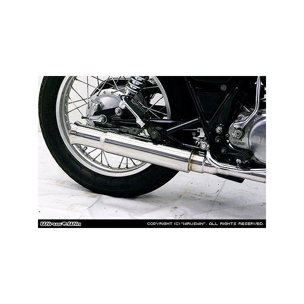 SR400 WirusWinマフラー WirusWin SR400・500 FI車用 シャープ マフラー スリップオン