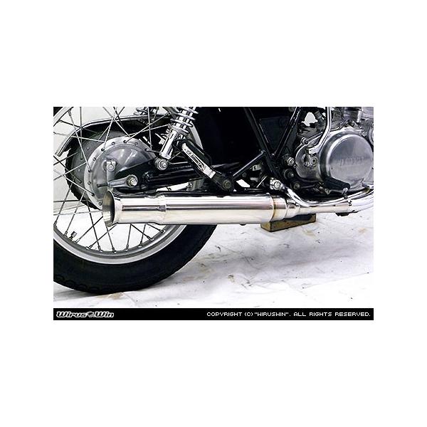 WirusWin SR400・500 FI車用 オープンエンド マフラー スリップ