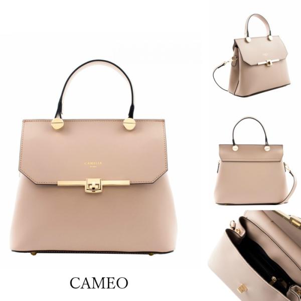 CAMELIA ROMA カメリアローマ 2way レザー ハンドバッグ 4色 鞄