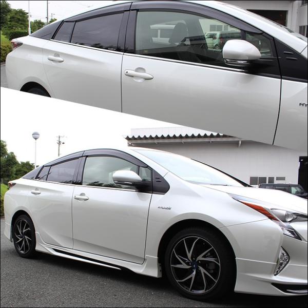 プリウス50系 前期 後期 ウィンドウモールパネル ドアモール PRIUS