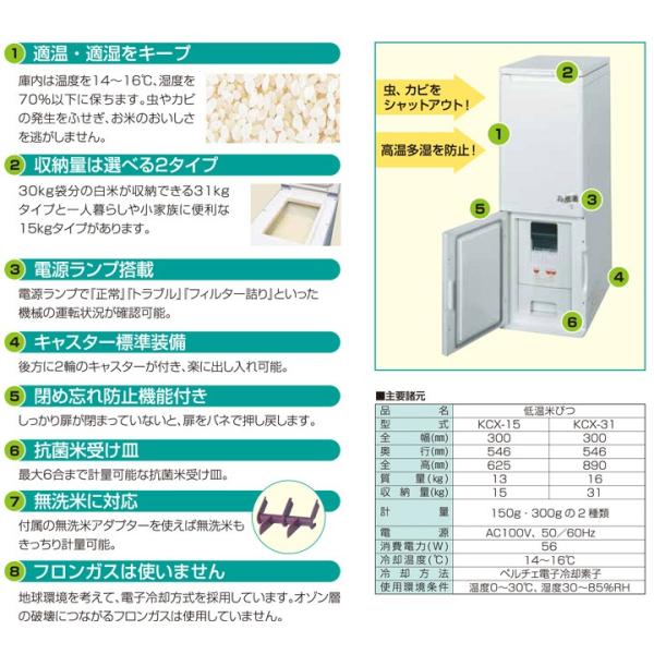 クボタ:低温米びつ「お米番」31kg収納 KCX-31 保冷庫 /【Buyee】 Buyee - Japanese Proxy Service |  Buy from Japan!