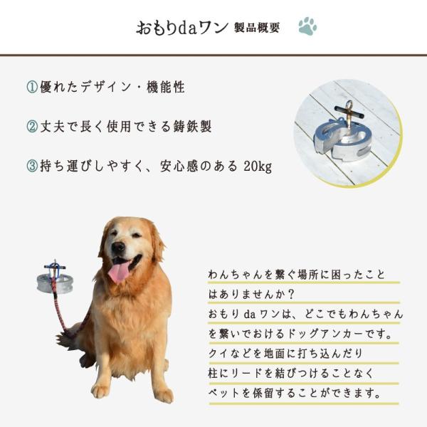 おもりdaワン ドッグアンカー 21kg おもり ウエイト 係留 置き型 持ち
