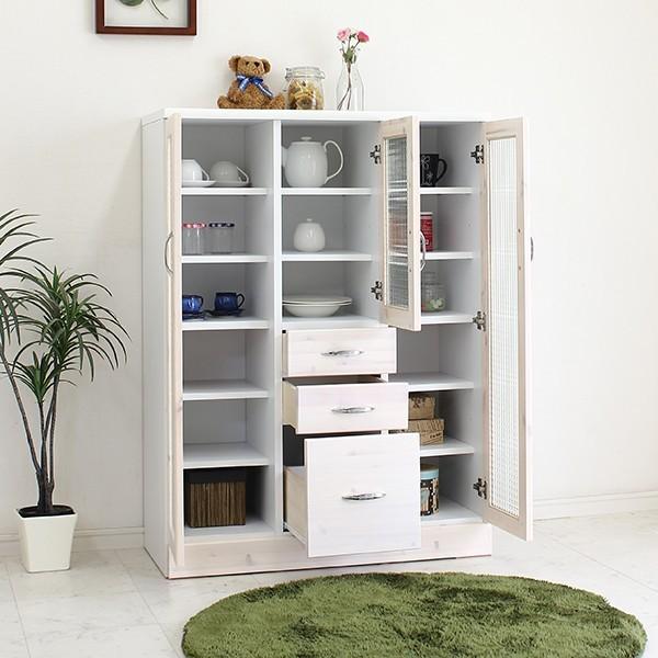 ミドルキッチンキャビネット 幅60×高さ120 ホワイトオーク [5138] ミドルキッチンキャビネット 幅60×高さ120 ホワイトオーク [5138