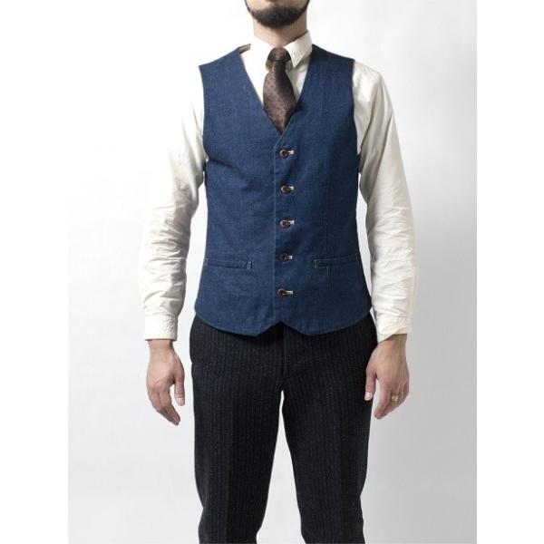 オルゲイユ 通販 ORGUEIL OR-4008 Denim Gilet デニムジレデニムベスト