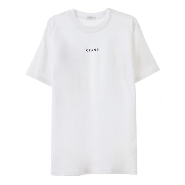 クラネ オム CLANE HOMME パックTシャツ ワンポイント ロゴ 半袖 白 黒