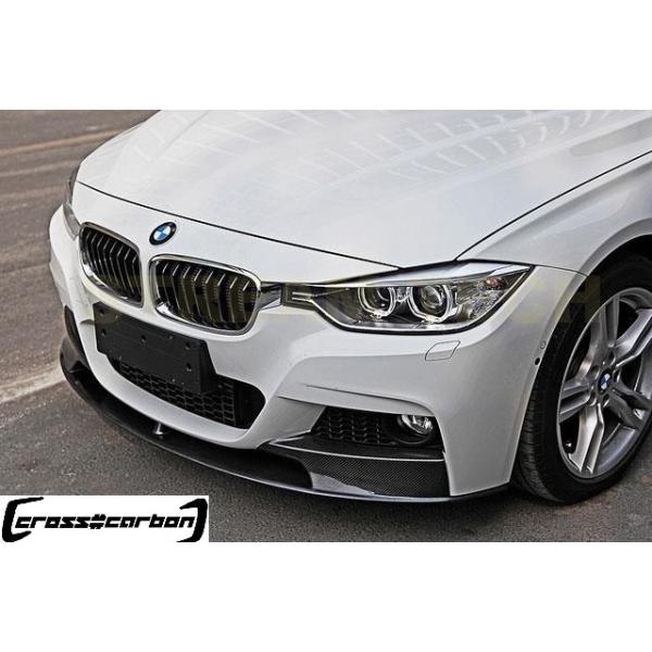 BMW F30 F31 3シリーズ Mスポーツ用 パフォーマンスタイプ カーボン フロントスポイラー フロントリップ リップスポイラー バンパーリップ  アンダーリップ 人気 /【Buyee】