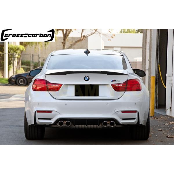 BMW F82 M4 クーペ用 パフォーマンスタイプ トランクスポイラー ABS製 