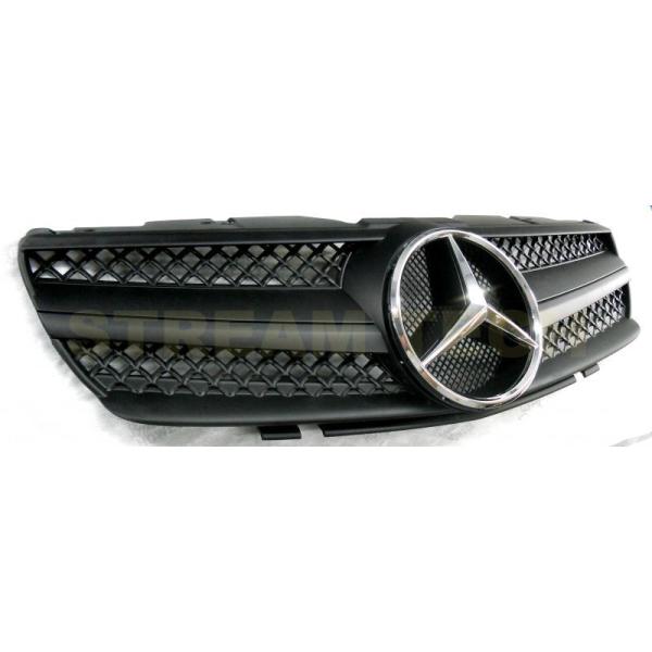 メルセデス・ベンツ フロントグリル ブラック BENZ メルセデス ベンツ R230 SL 06〜08年 中期モデル用 ブラック
