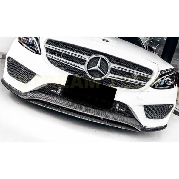 【未使用】ベンツCクラスW205 AMGスポーツ前期型 フロントリップスポイラー BENZ メルセデス ベンツ W205 S205 C205 A205 Cクラス スポーツ