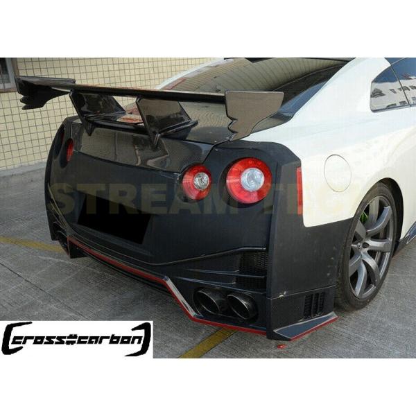 NISSAN 日産 R35 GT-R用 ニスモタイプ カーボン GTウイング 5点セット 