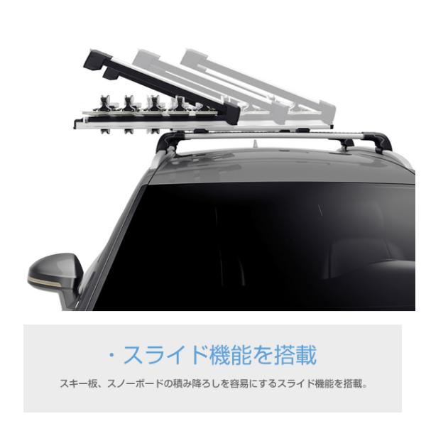 Thule（スーリー） スキー板・スノーボード用キャリア SnowPack