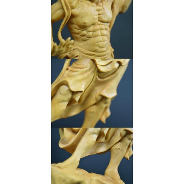 女性に人気！ 店長特選☆木彫仏像 仏教美術 仏師手仕上げ 金剛力士像 精密細工 コレクション
