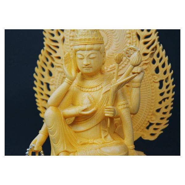 如意輪観音 木彫り 仏像 如意輪観音像 座像 仏教美術 べたつか