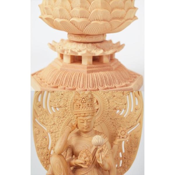 木彫り 仏像 如意輪観音 フィギュア 如意輪観音像 座像 仏教美術 