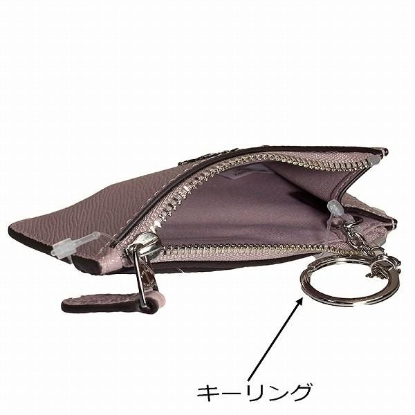 COACH コーチ パスケース 多目的 レザー アイスパープル 57841 svnbc