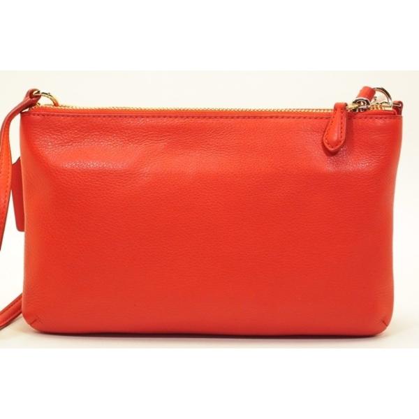 COACH コーチ 斜めがけ ショルダーバッグ ポシェット ペブルド レザー