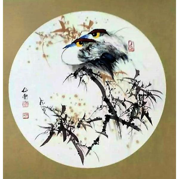 水墨画花水墨画竹博亜南/【Buyee】