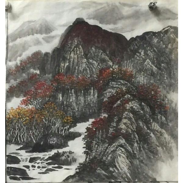 肉筆水墨画 山水画 赤い山々 no14 傅栄基作 インテリアの小物 絵画 /【Buyee】 Buyee - Japanese Proxy  Service | Buy from Japan!