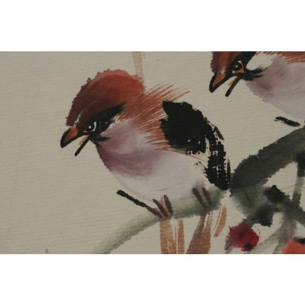 肉筆油彩画「疾走する九頭馬」 M10号 今回限定10 ー 三宝堂