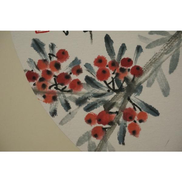 【真作】陳康候 花鳥絵 中国書画　紙本肉筆 真作】陳康候 花鳥絵 中国書画 紙本肉筆 - メルカリ