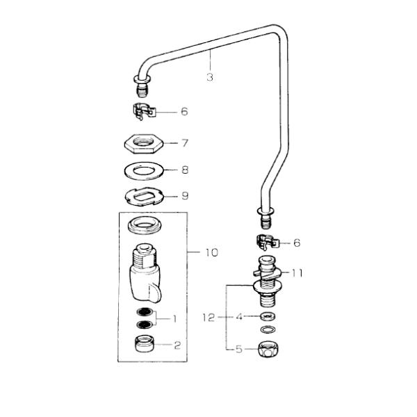 LIXIL,INAX,LF-75L,レバー式水栓セット,トイレ手洗器用(上部吐水口に