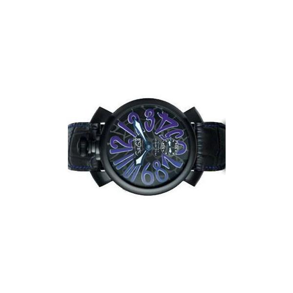 GAGA MILANO ガガミラノ MANUALE マヌアーレ 48mm ブラックPVD モザイク/ブルーアラビア 黒革 手巻  5012MOSAICO2 (5012.MOSAICO2) /【Buyee】 Buyee - Japanese Proxy Service | Buy  from Japan!