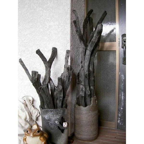備長炭オブジェ　一点物 一点モノ‼️【紀州備中屋】紀州備長炭オブジェ✨金箔付き✨