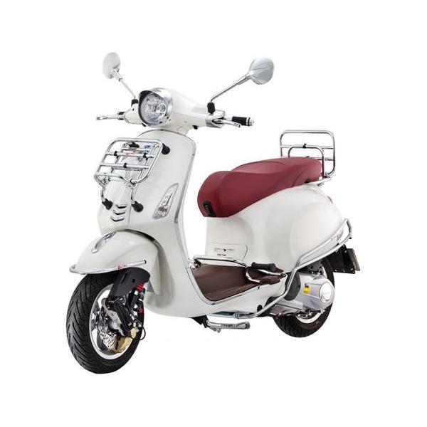 バイク リアキャリア Ｖｅｓｐａ ベスパ プリマベーラ スプリント 50-150 ２T/４T AC用 クロームメッキ仕様 ＦＡＣＯ社製 /【Buyee】