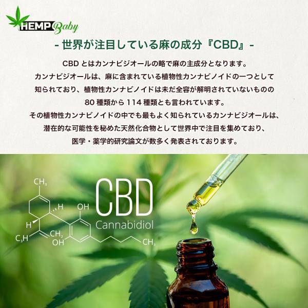 CBD グミ HEMP Baby 100粒入り CBD25mg CBN5mg 含有/1粒 CBD2500mg